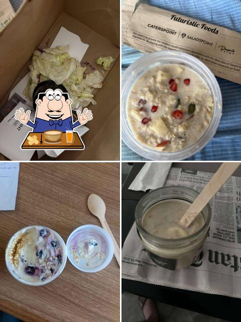 Clam chowder at Salads Point