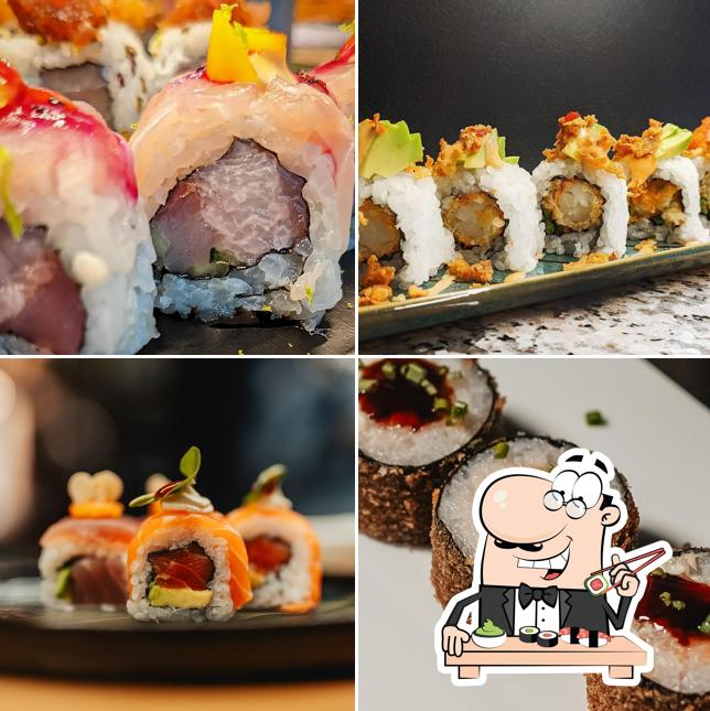 Prenditi le diverse opzioni di sushi