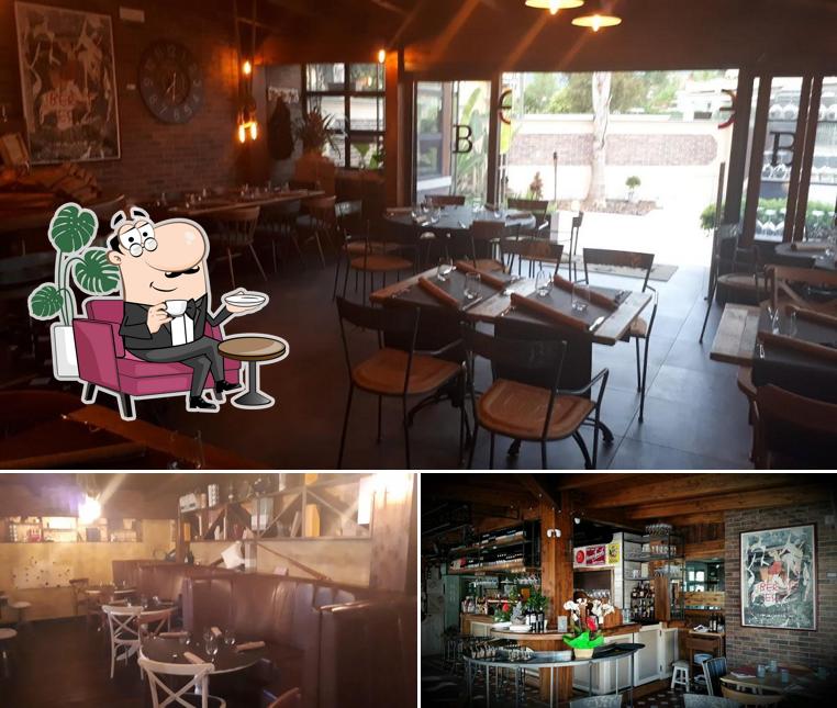 Gli interni di Bertie's Bistrot