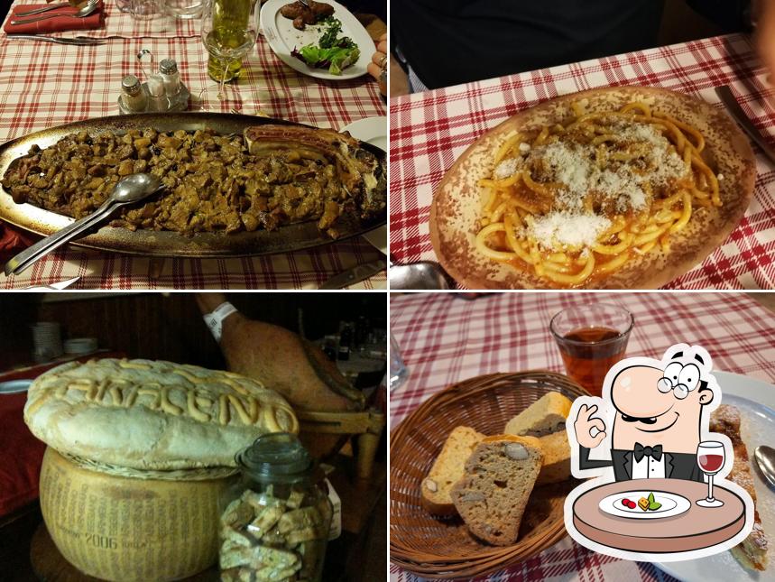 Cibo al Trattoria Il Saraceno