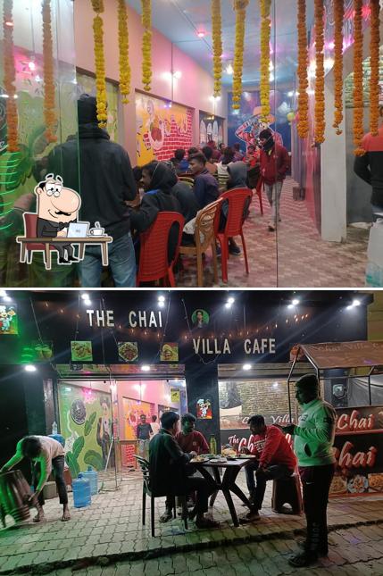 The interior of The chai villa cafe