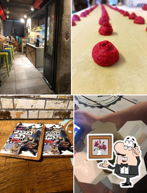 Dai un'occhiata agli interni di Pasta Lab