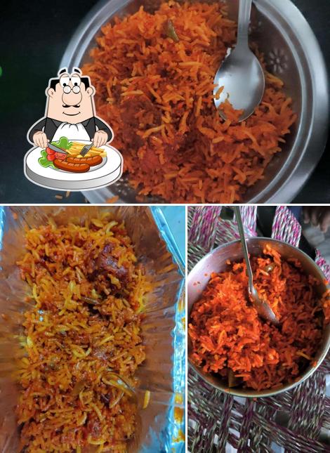 Meals at Aayan Hyderabadi chicken Biryani corner