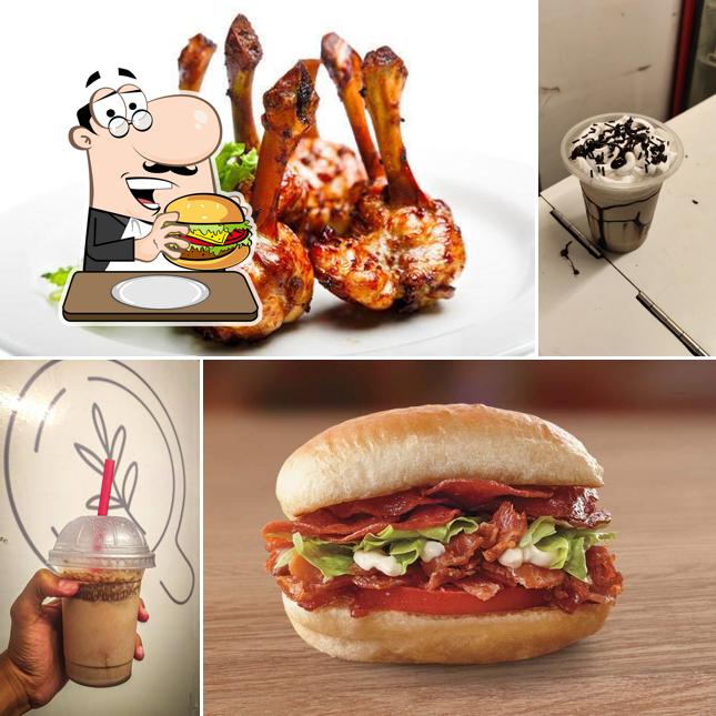 Get a burger at QAHWA, The Coffe Shop