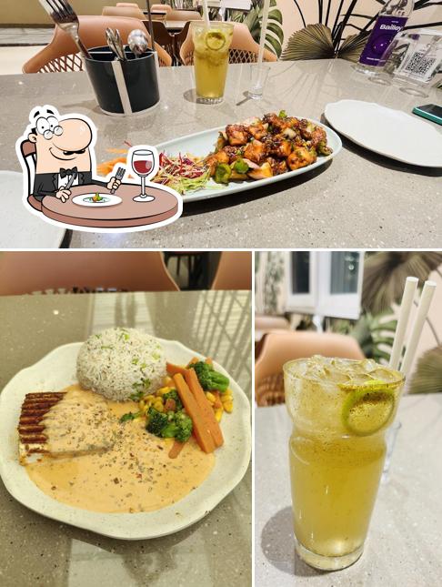 Among various things one can find food and interior at CTP Cafe The Prime