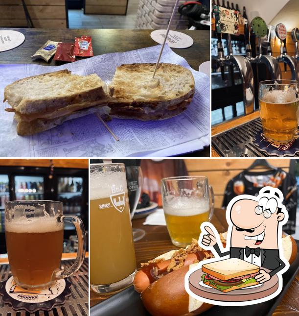 Toast al formaggio al Maledetta birreria