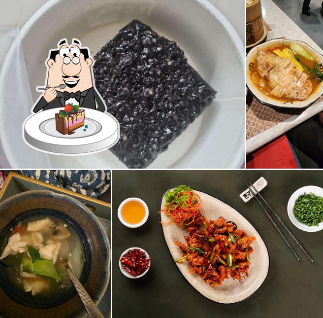 Chocolate cake at Sidewok + Fez Restaurant