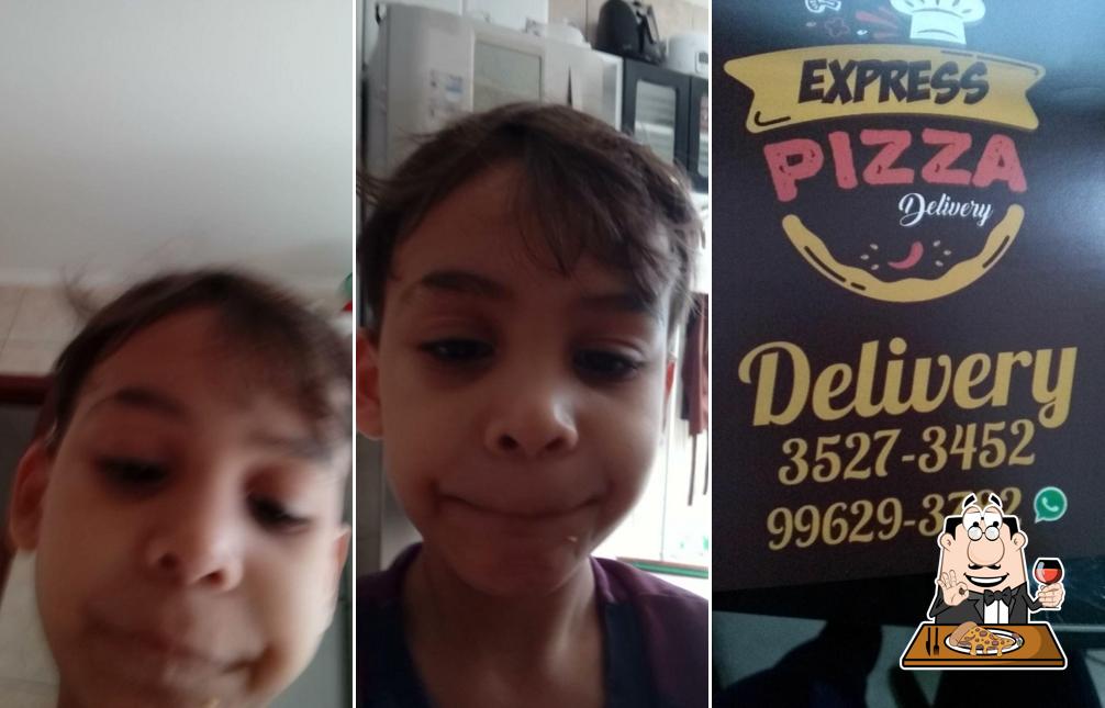 Escolha pizza no Express Pizza Delivery