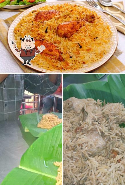 Food at Ambur Dum Briyani