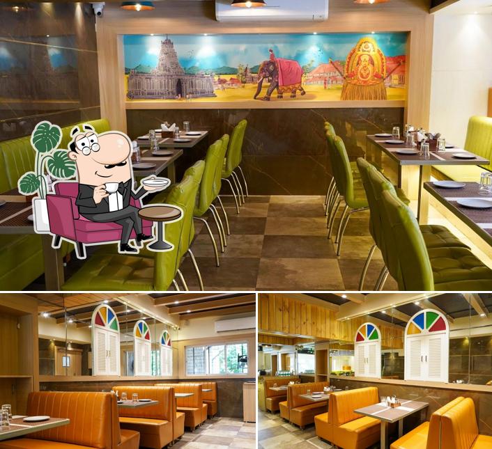 The interior of Balaji Fine Dine