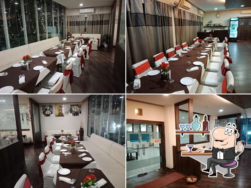 The interior of Grand Rasoi Restaurant