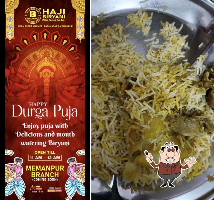 Food at Akra Haji biryani