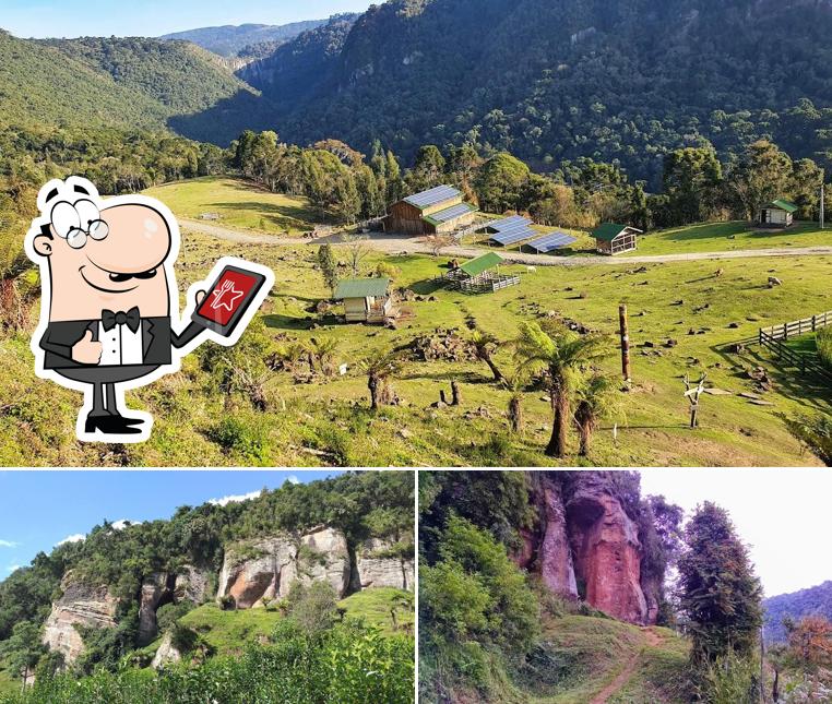 Descubra o exterior do Inscrições Rupestres- Urubici