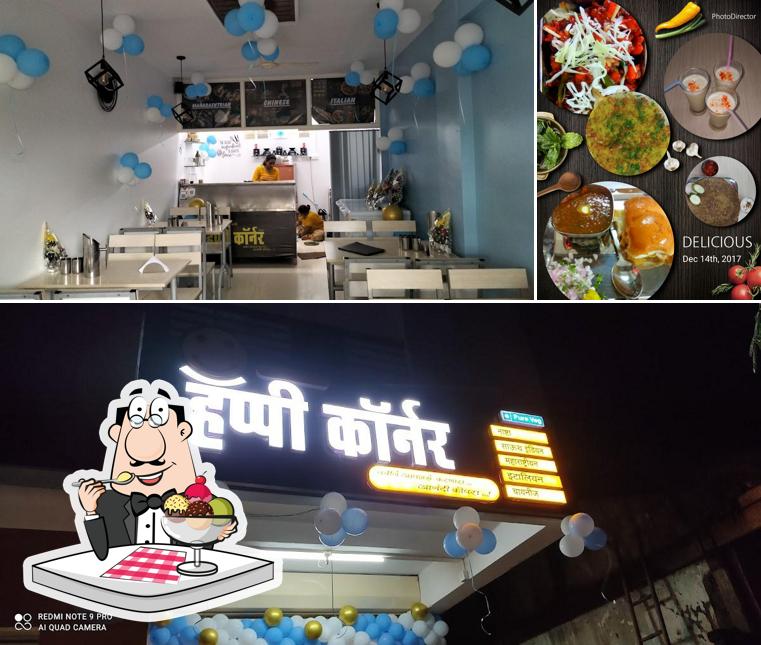 Happy Corner Special Pavbhaji Centre provides a number of desserts
