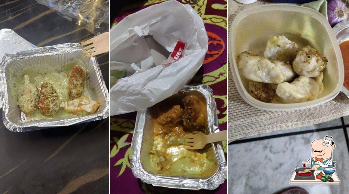 Chicken curry at Momos Queen