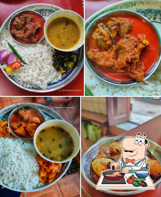 Chicken curry at Singalila Restaurant