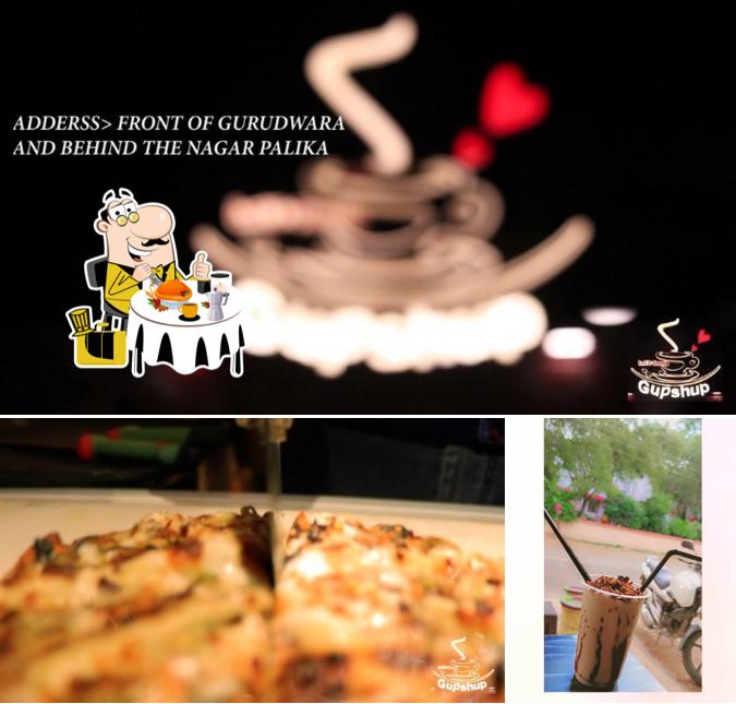 Food at Gupchup Cafe