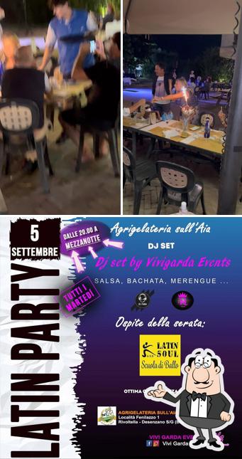 Gli interni di Agrigelateria sull'Aia