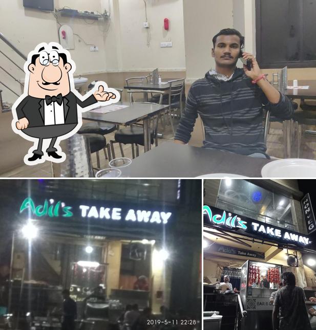 The interior of Adil's Take Away
