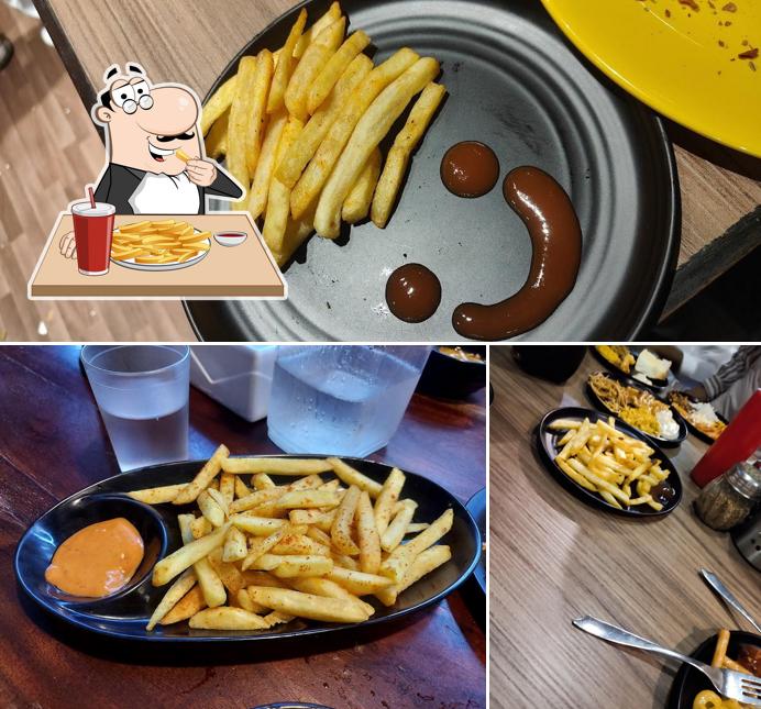 French fries at AllinOne Pizza