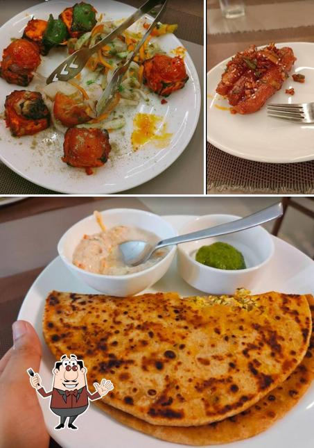 The restaurant's food and beverage