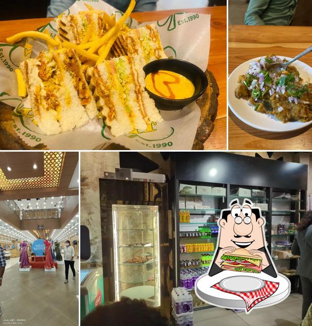 Club sandwich at SHOBHIKA COFFEE CAFE