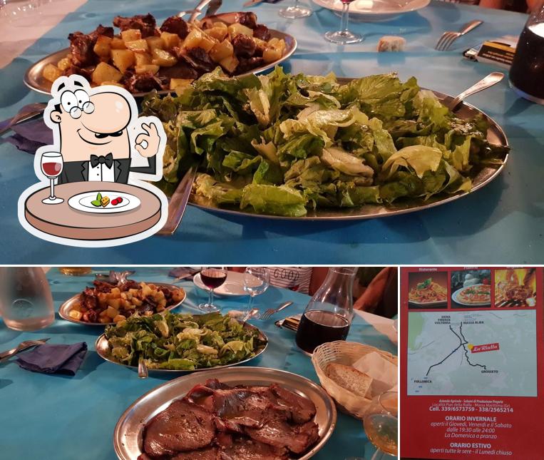 Cibo al Ristorante Azienda Agricola La Rialla