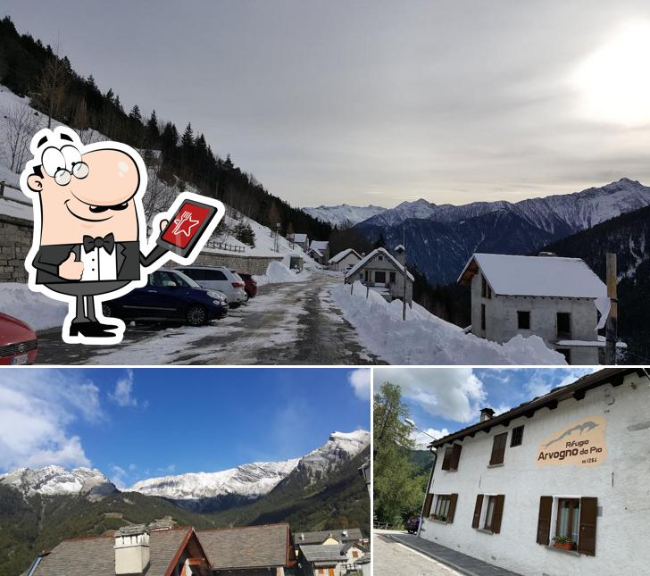 Gli esterni di Bar Ristorante Rifugio Arvogno Da Pio