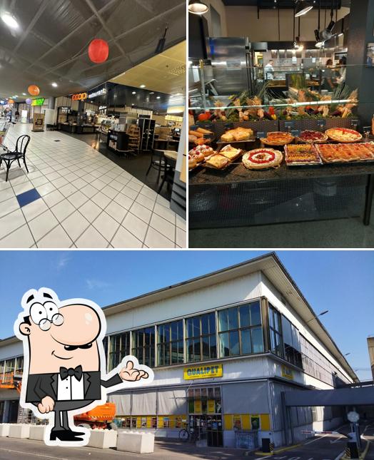 Questa è la immagine che raffigura la interni e esterno di Coop Restaurant Crissier