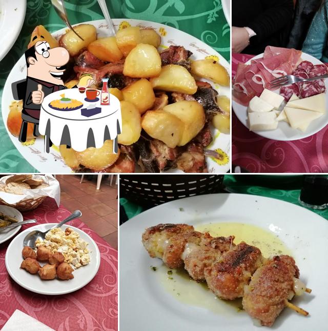 Piatto di formaggi al Osteria Il Tabacchino