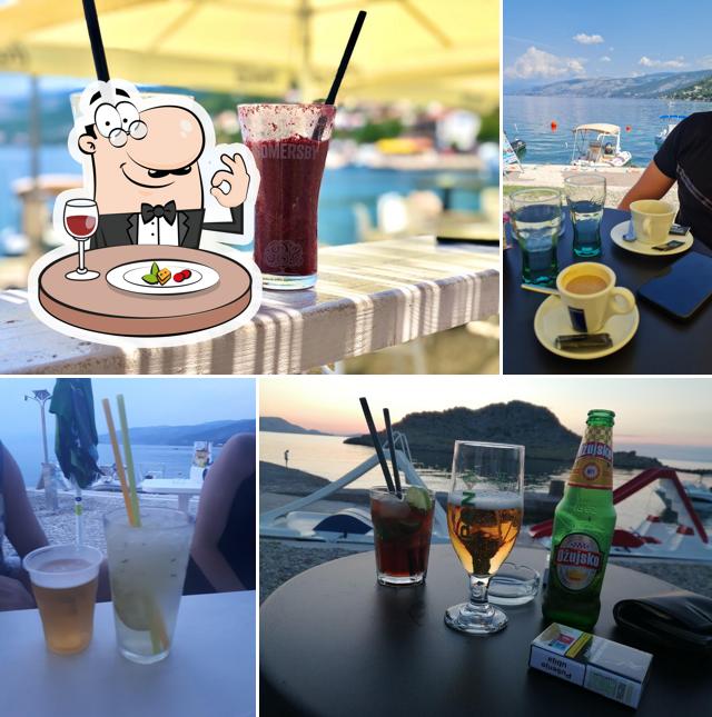 Cibo al Beach bar Holiday