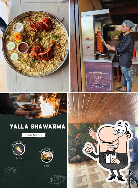 The exterior of Yalla Arabian mandi shawarma