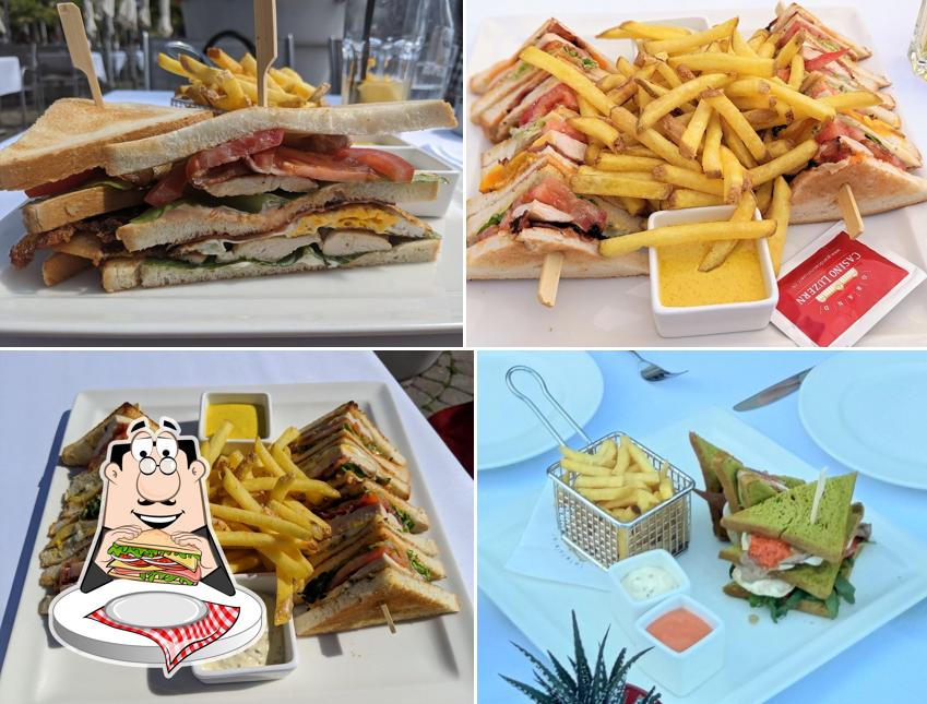 Club sandwich al Restaurant Dolce Vita