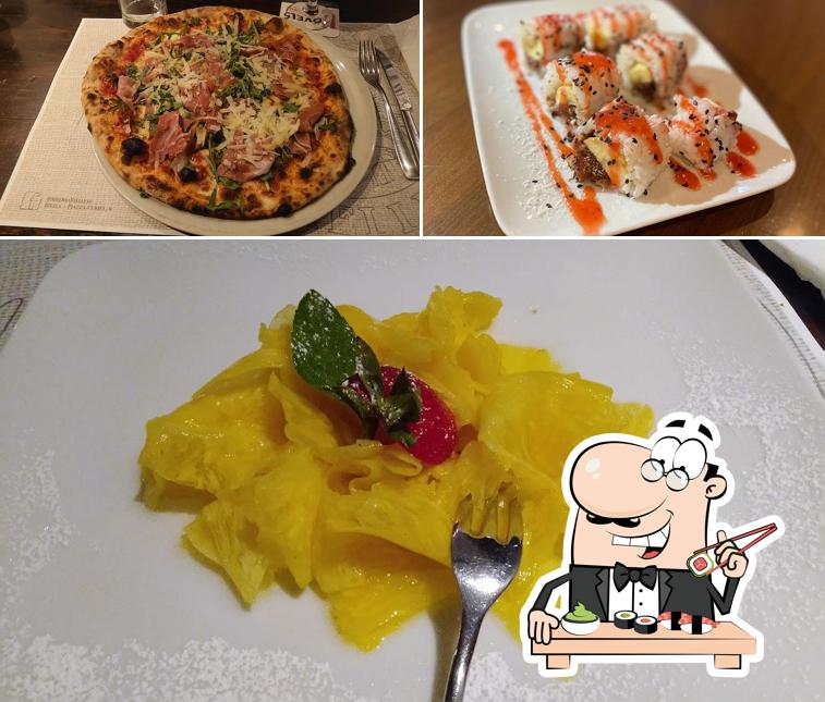 Ordina le diverse opzioni di sushi