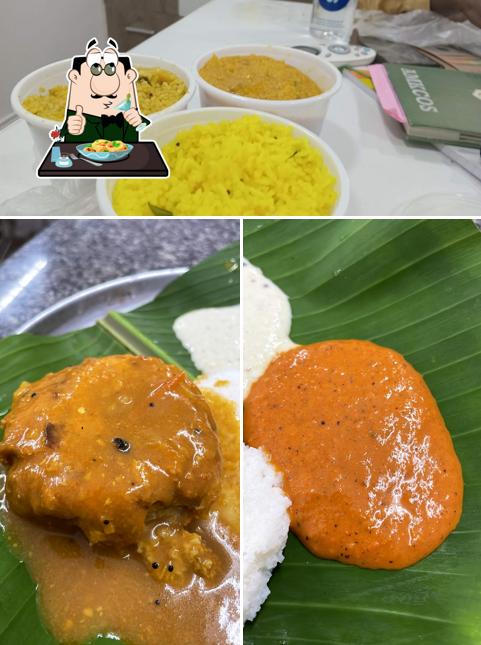 Macaroni and cheese at Hotel Guru Vadapalani