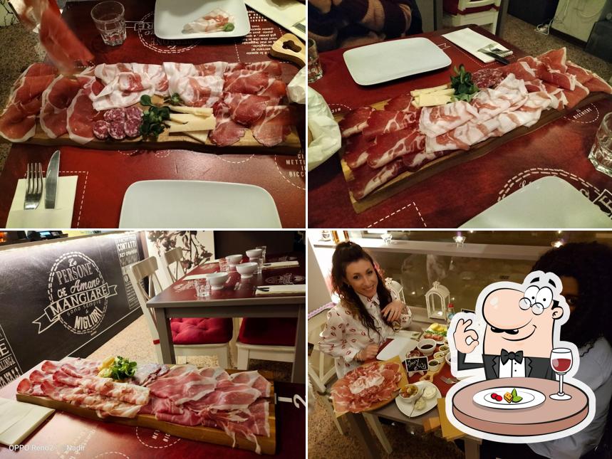 Cibo al Salsamenteria della Locanda dei 2