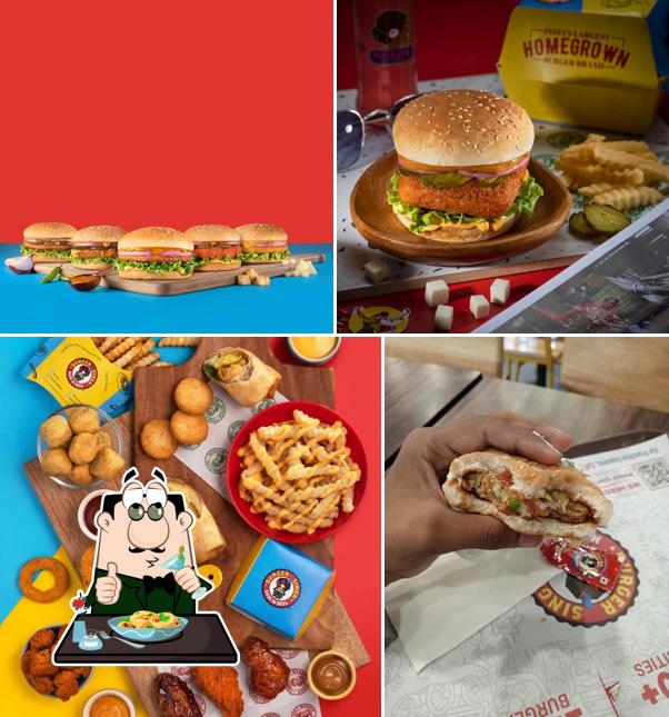Food at Burger Singh