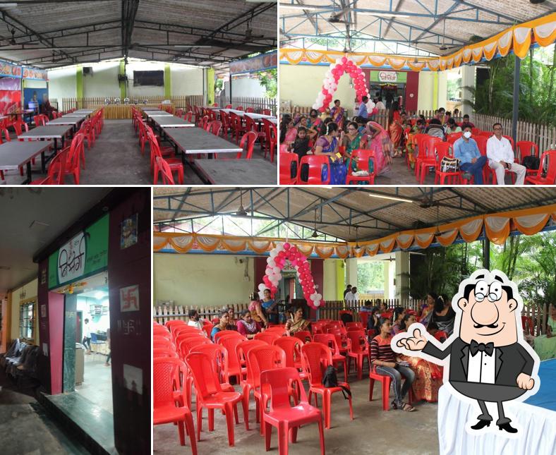 The interior of Nisarg Hotel