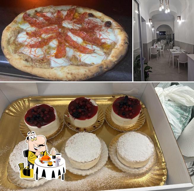 La immagine della cibo e interni di Pizzeria i due gioielli