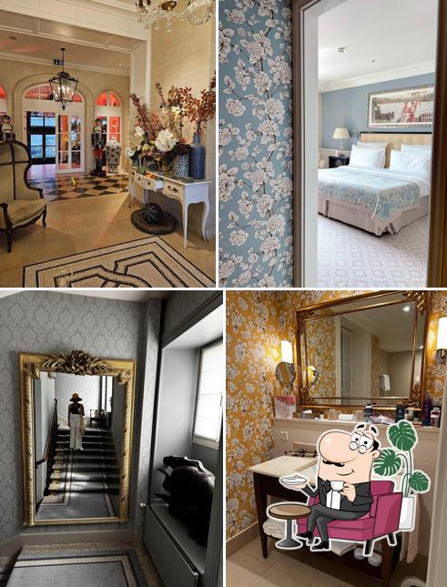 Gli interni di Grand Hôtel du Lac