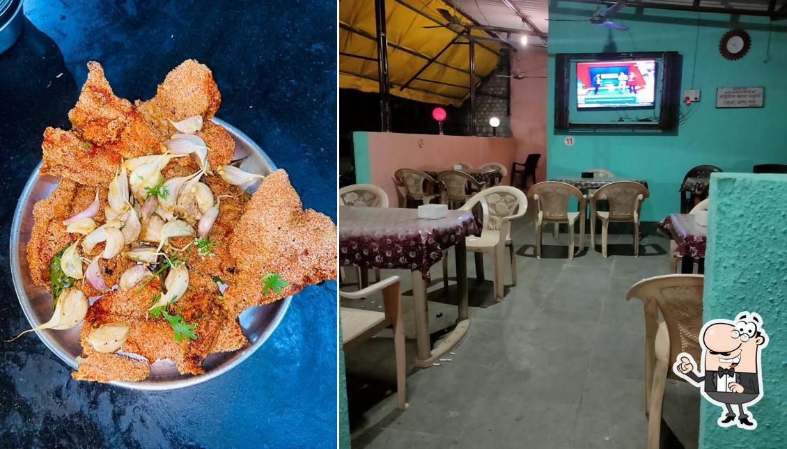 The interior of Aai EKVEERA DHABA