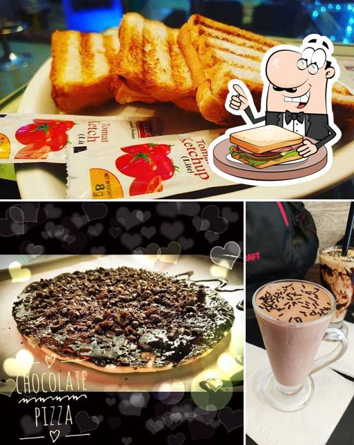 Grilled cheese sandwich at Cad M Cad B