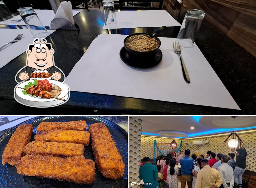 Food at Taansen restaurant