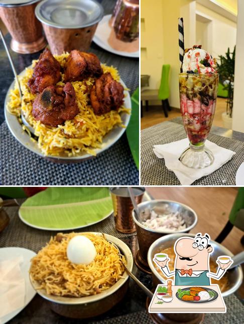 Food at asquare biriyani