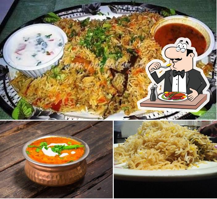 Food at Hyderabad Biryani House