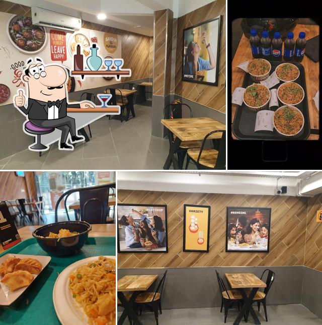 The interior of Chinese Wok