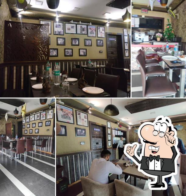 Take a seat at one of the tables at Moti Mahal Delux