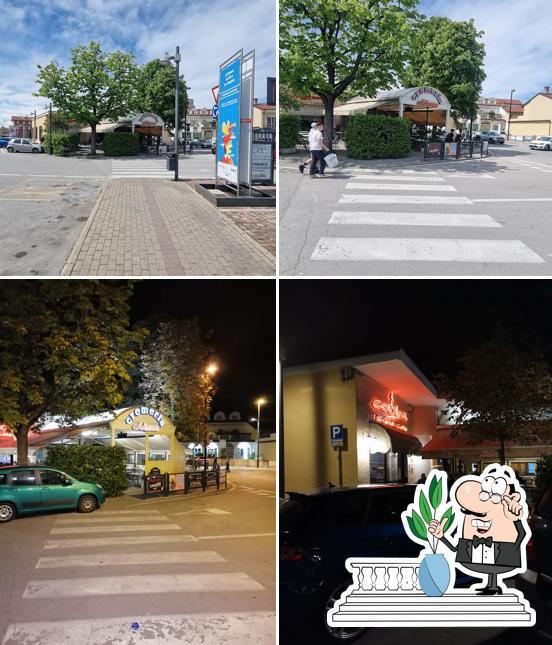 Gli esterni di Osteria del Chiosco