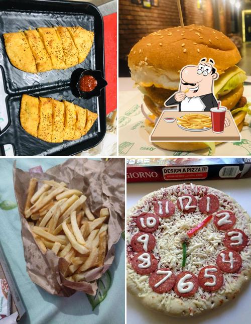 French fries at Canadian Pizza & Burger