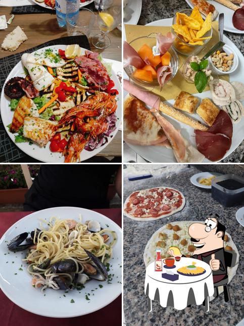 Piatto di formaggi al Ristorante Pizzeria l'Orso Ghiotto